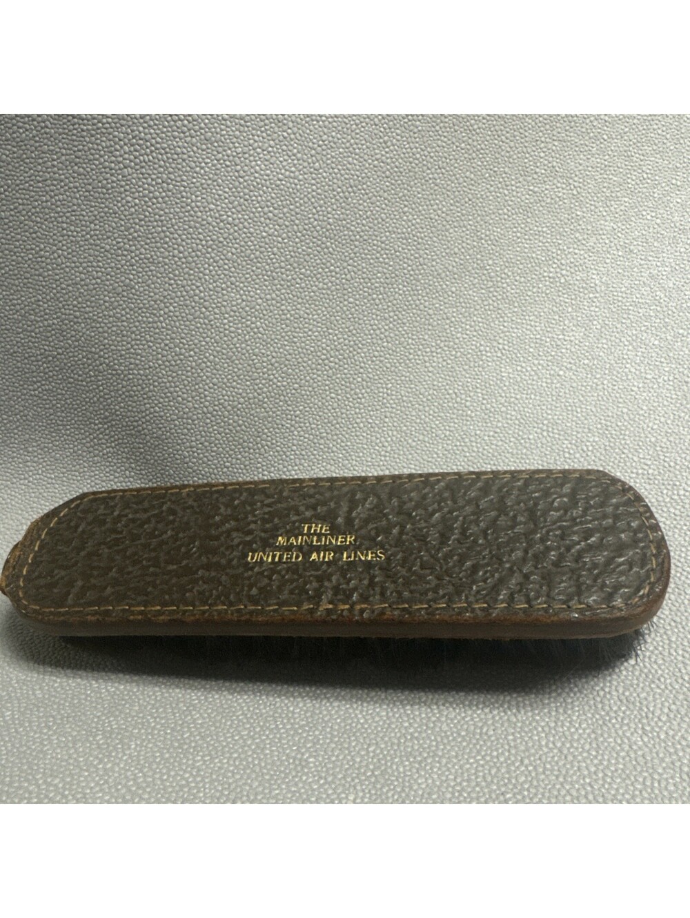 The Mainliner United Air Lines Vintage Shoe Shine Brush Airliner Memorabilia